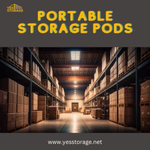 Portable storage pods